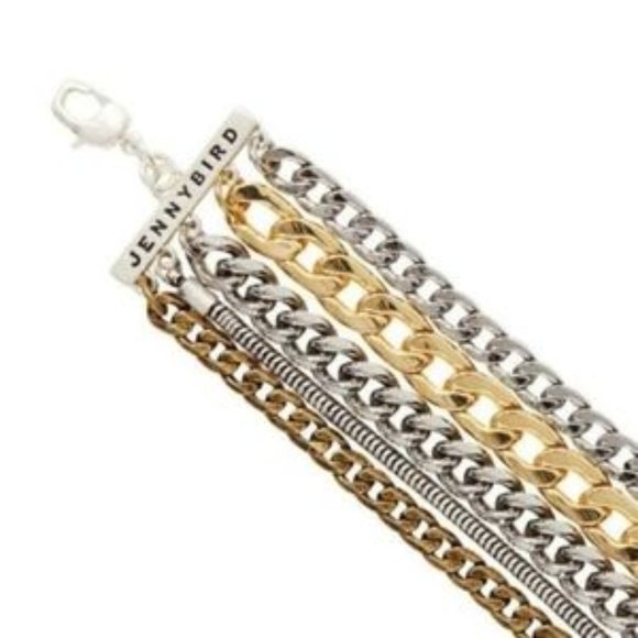Jenny Bird Austin Cuff Layered Chain Bracelet - Picture 11 of 16